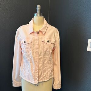 Women's Pink Denim Jacket
